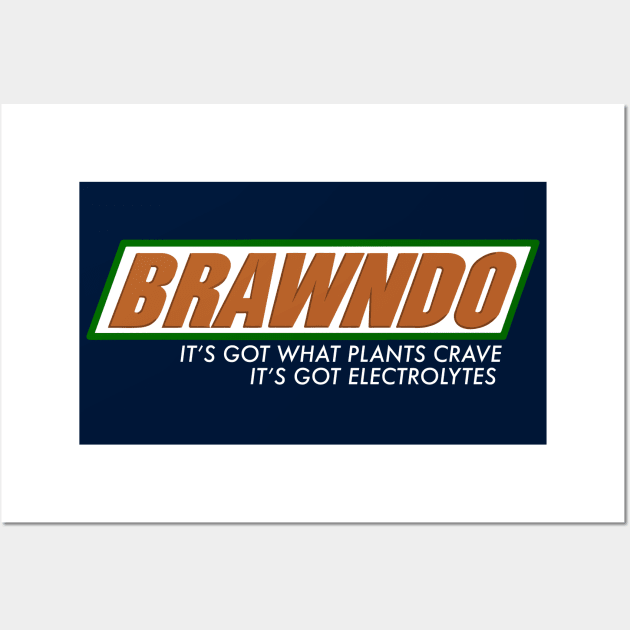 Brawndo - Idiocracy logo Wall Art by BodinStreet